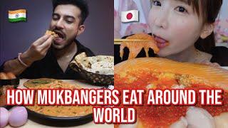 different types of mukbangs from around the WORLD