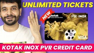 Kotak PVR Inox Credit Card Launched | Get UNLIMITED Movie Tickets 