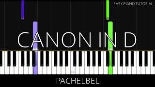Pachelbel - Canon in D (Easy Piano Tutorial)