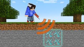 Using OP DIAMOND DETECTOR in Minecraft