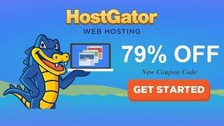 79% Off in Hostgator Hosting || 79% Off Coupon Code || Hostgator Best Offer 2017