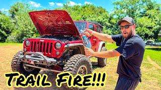 My Jeep CAUGHT FIRE On the Trails!