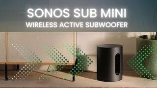 Sonos Sub Mini Wireless Active Subwoofer - Quick Look | Ooberpad