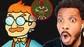 REACTING to The DARK ORIGIN STORY of CLUCKY!