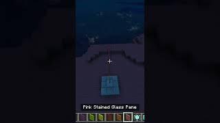 How To Make A Rainbow Light In Minecraft  #minecraft #shorts #minecraftbuilding