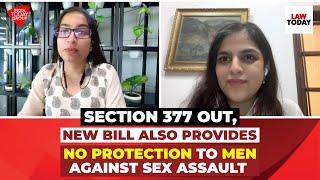 Section 377 out, new bill also provides no protection to men against sex assault | Law Today