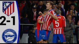 Atlético Madrid vs Alavés 2-1 | LaLiga Highlights & All Goals | 4K Extended Highlights