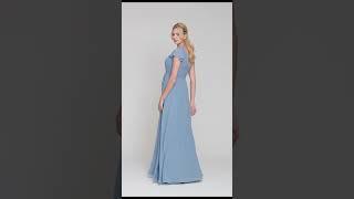 Sexy Dusty Blue Bridesmaid Dresses  #bridesmaids #bridesmaiddresses #gown #sexydress