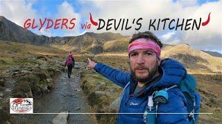 Glyders Via Devil's Kitchen: Mountain Hike - Glyder Fawr, Glyder Fach, Snowdonia #greenspaces