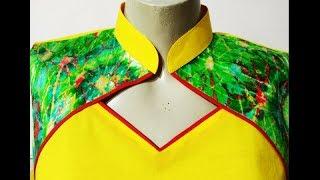 latest collar neck design for Kurti/Suit/Kameez cutting and stitching DIY