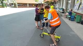 Having fun with Pacific Cycles' CarryMe folding bike