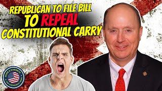 Republican Will Attempt To REPEAL Constitutional Carry