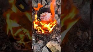 Bacon & Potatoes - Bushcraft - Lunch