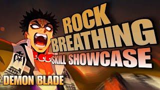 Demon Blade | Rock Breathing | Skill Showcase | Roblox