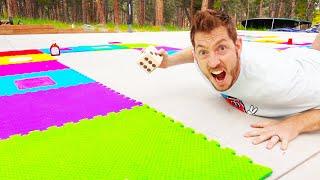 We Made A Giant BOARD GAME! *Winner Gets $$$*