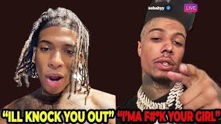 Blueface gets rejected by NLE Choppa babymama while he was intoxicateddd things get messy