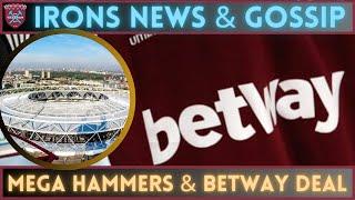 "Lucrative for club" | CLUB & BETWAY IN STADIUM TALKS | West Ham eye new huge sponsorship package