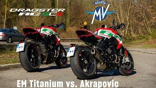 Em Titanium vs. Akrapovic und Dragster RC Erfahrungswerte eines Ducati Fahrers