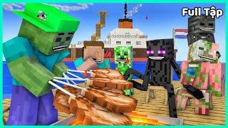 [ Lớp Học Quái Vật ] THỬ THÁCH 48 GIỜ TRÊN BIỂN ( Full Tập )  | Minecraft Animation