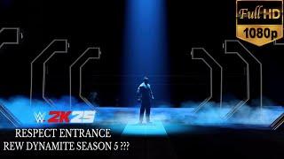 WWE 2K25 REW Respect Entrance | REW Dynamite Season 5 ???  #wwe2k25 #wwe2kgames #cawuniverse #caw