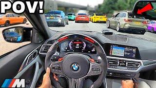 You Drive A Straight Piped BMW M4 G82 To The BIGGEST BMW CAR MEET ON EARTH [LOUD EXHAUST POV]