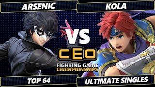 CEO 2024 - Arsenic (Joker) Vs. Kola (Roy) Smash Ultimate - SSBU