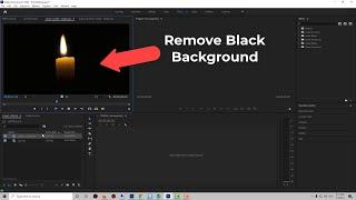 Adobe Premiere Pro: How to make Black Background Transparent