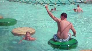 Faith & Dad at the Gator Pool