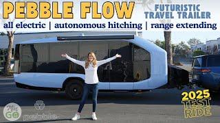 Pebble Flow Electric Travel Trailer FULL TOUR (Production-Intent World Premiere)