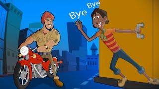 Chorr Police - Bye Bye Lovely | Cartoon for kids | Funny videos for kids