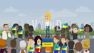 Classic Caillou and his family gone the speech about Ukraine War