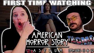 American Horror Story: Asylum | Ep. 11 + 12 | First Time Watching Reaction | Kit Has Two Wives Now!?