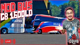  Live de Ônibus: G8 1600 LD Scania da Mod Shop no Mapa RBR no ETS2!  Download na Descrição