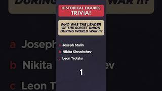 Historical Figures Trivia! #shorts #quiz #trivia #historical