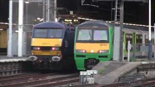 (HD) Rush Hour at London Euston 26/09/2014