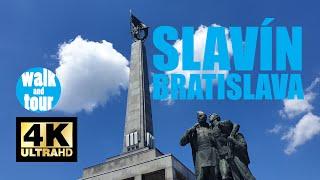 Bratislava, Slavin Virtual Walking Tour in 4K UHD (60 fps)