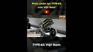 TYPE-63 - Hệ thống pháo phản lực Việt Nam đang sử dụng #shorts