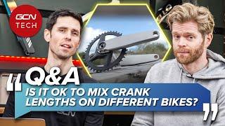 Mixing Crank Lengths, Groupset Upgrades & Commuter Chain Lube | GCN Tech Clinic