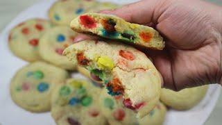 Delicious M&MS shortbread in 10 minutes Easy and simple