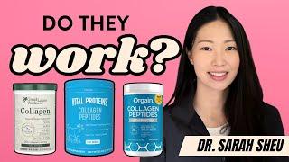 Do Collagen Peptides REALLY WORK for Anti-aging? - Dermatologist Dr. Sarah Sheu