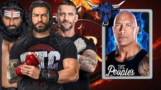 Roman Reigns CM Punk Veer Mahan Vs The Rock WWE 2K24 #24