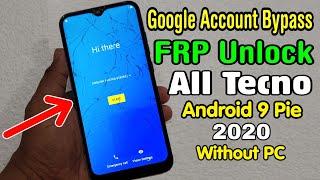 All Tecno Mobile FRP Unlock/ Google Account Bypass 2020 || ANDROID 9 PIE | New Method (Without PC)