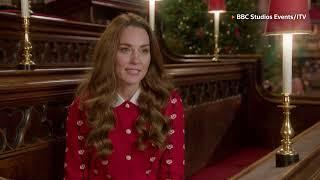 Duchess of Cambridge introduces community carol service