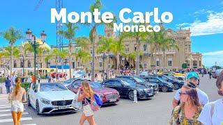 Monte Carlo, Monaco   - High-End Luxury Playground - 4K HDR Walking Tour