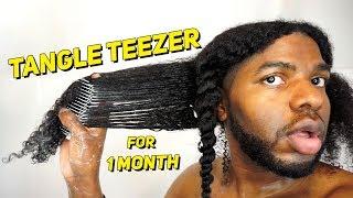 I TRIED TANGLE TEEZER FOR 1 MONTH...