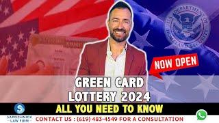 GREEN CARD LOTTERY FY 2024 IS NOW OPEN: how to apply?