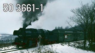 Reichsbahn-Nostalgie: Dampflok 50 3661 im Müglitztal | 1991