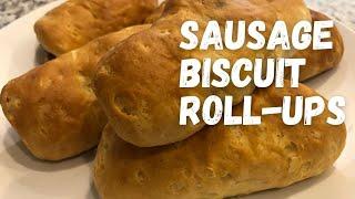 Sausage Biscuit Roll-Ups | Copycat Jimmy Dean Recipe | Quick & Easy Breakfast Idea!