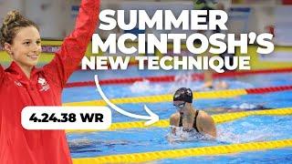 How SUMMER MCINTOSH broke the 400m IM World Record!