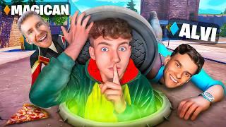 Das UMGEKEHRTE YouTuber HIDE AND SEEK in FORTNITE! 🫨